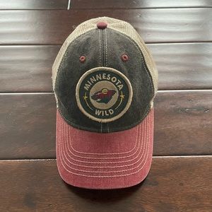 NHL Minnesota Wild Mesh Trucker SnapBack Hat by Legacy
